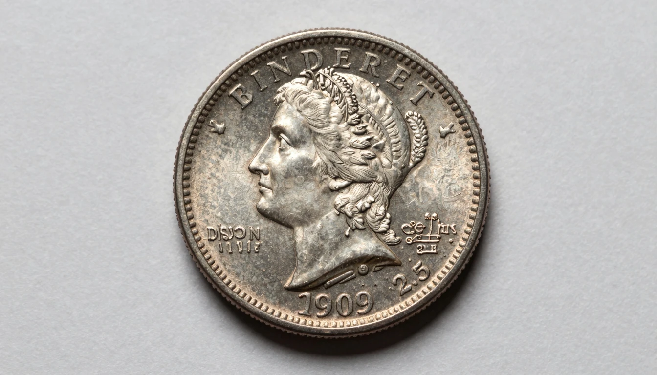 1909-S $2.5 Indian Head coin obverse and reverse, photographed for rare coin identification reference and collector valuation guide