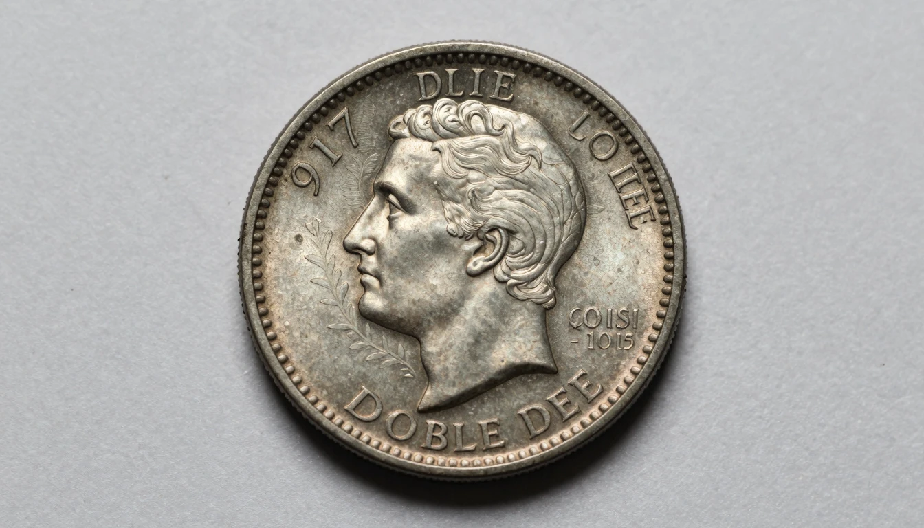 1917 Wheat Penny showcasing subtle yet detectable double die obverse