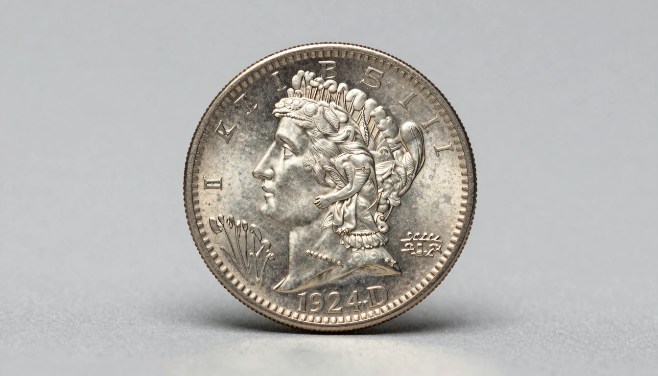 1924-D SLQ with mintmark location, showing softening details