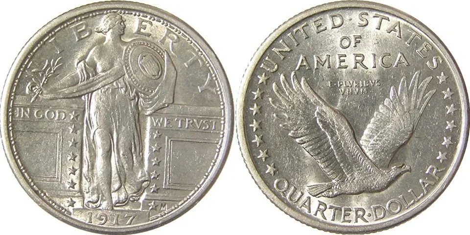 1930-S Standing Liberty Quarter key date variety highlighting visual identifier for collector reference