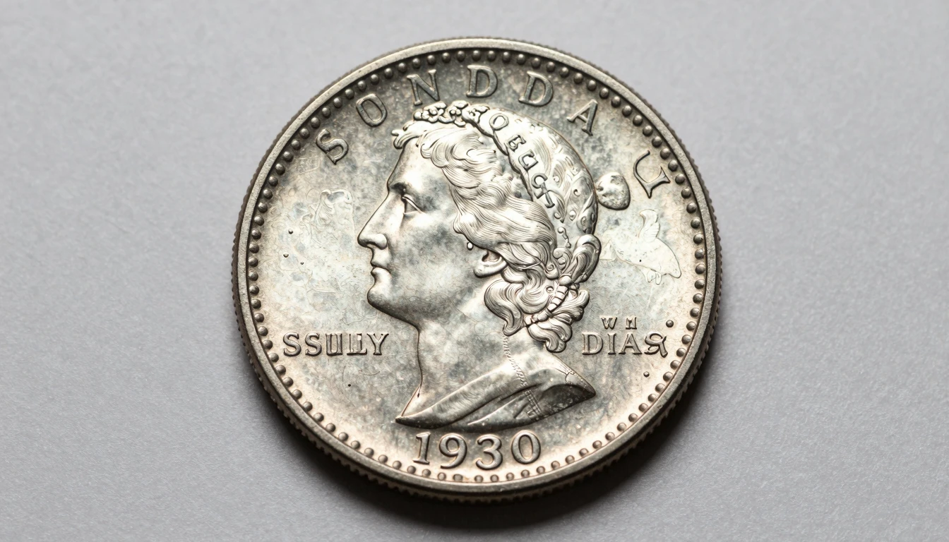 1930 SLQ showing strong detail retention of date and design