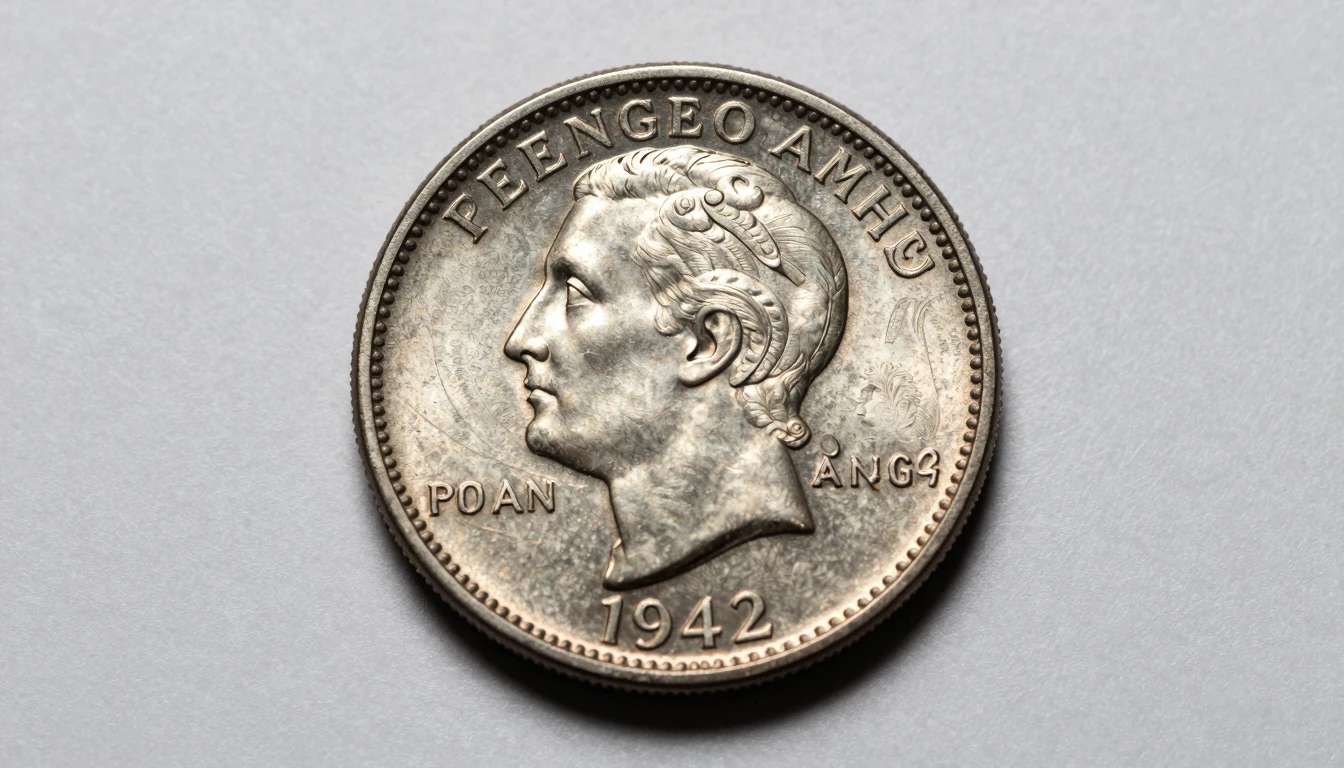 1942 Wheat Penny key date variety highlighting visual identifier for collector reference