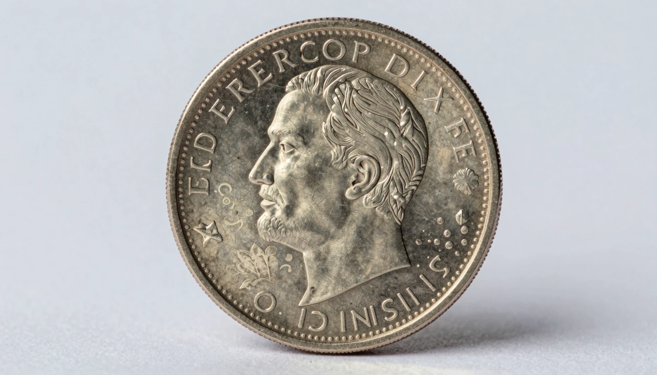 A person dropping a toonie onto a hard surface for sound test.