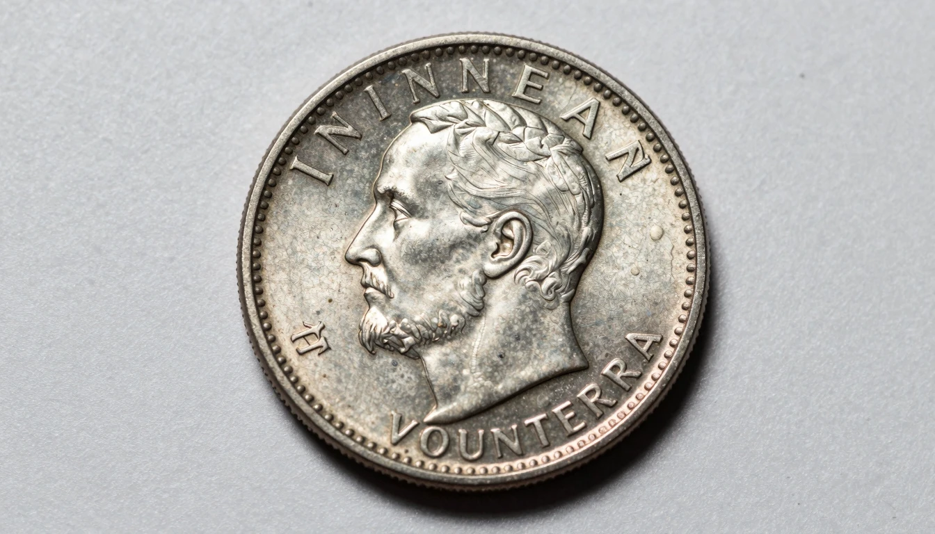 Indiana Volunteer Militia token with soldier detail and state pride