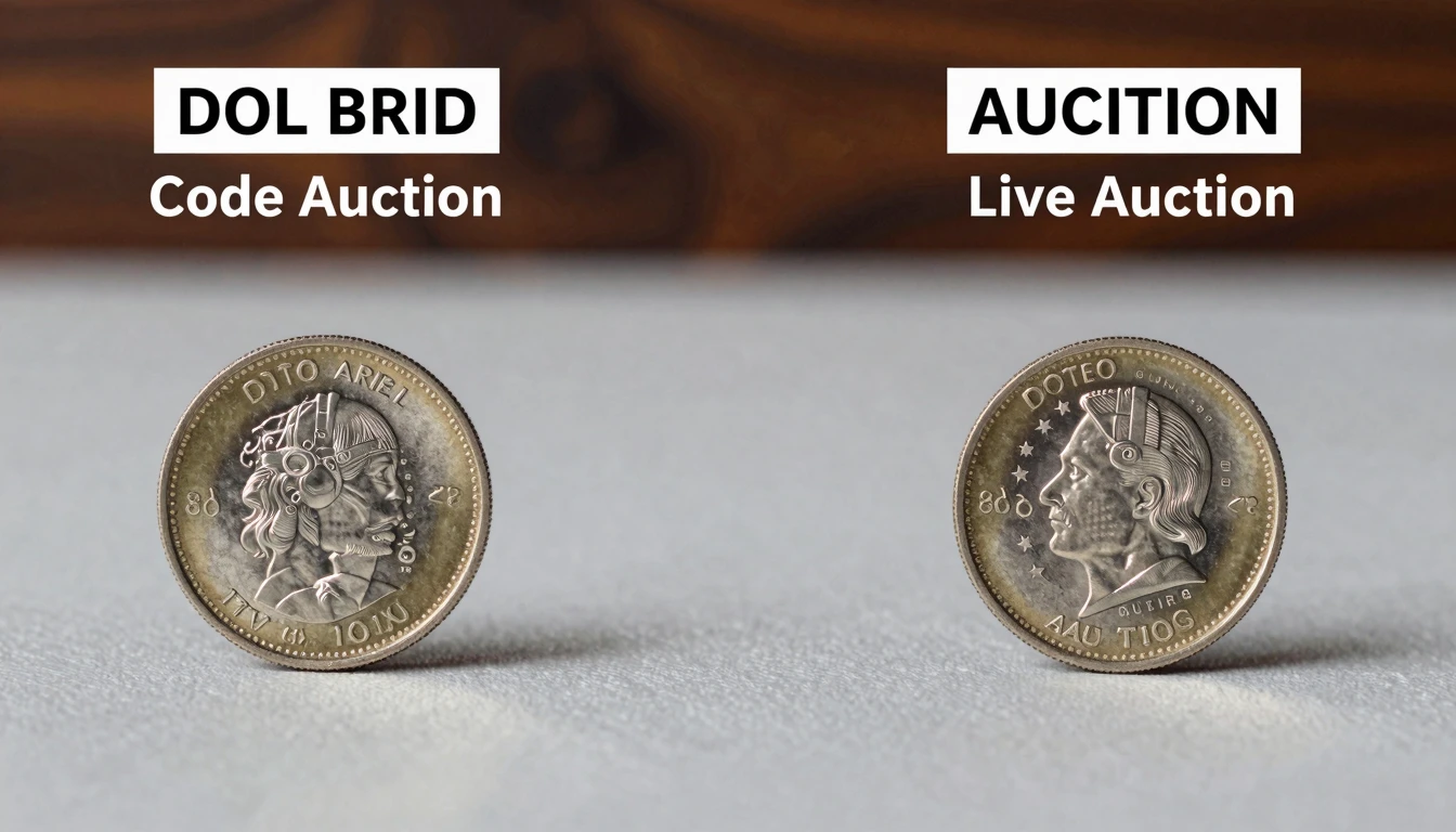 Online Coin Auctions vs Live Auctions: Pros and Cons