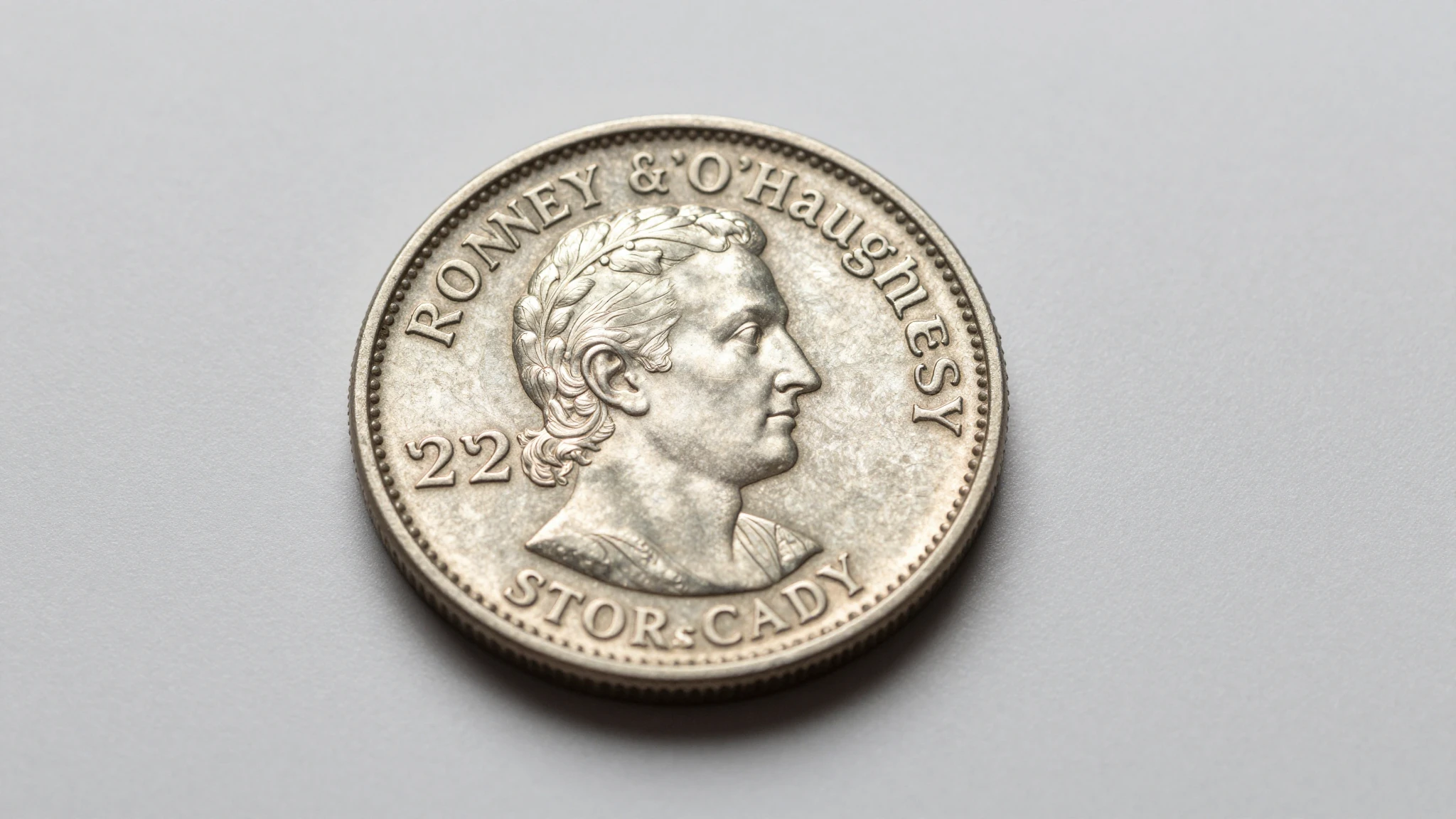 Rooney & O'Shaughnessy storecard with business inscription clarity