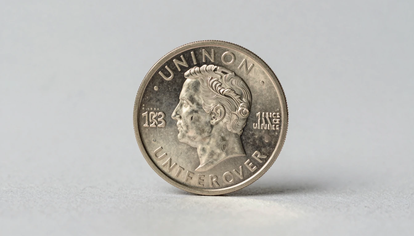 Union Forever token with bold eagle and poignant message