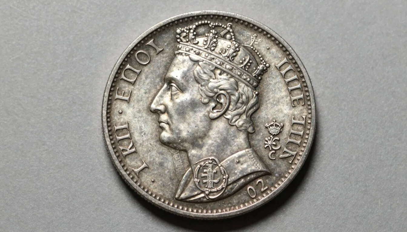 Silver Kingdom of Two Sicilies 120 grana piastra showing Ferdinand II bust and crowned Bourbon coat of arms